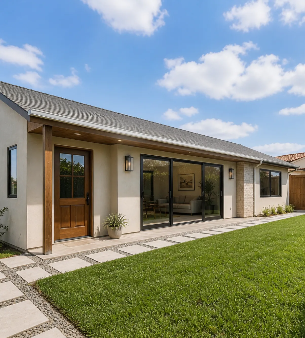 ADU construction team working on a residential project in Los Angeles