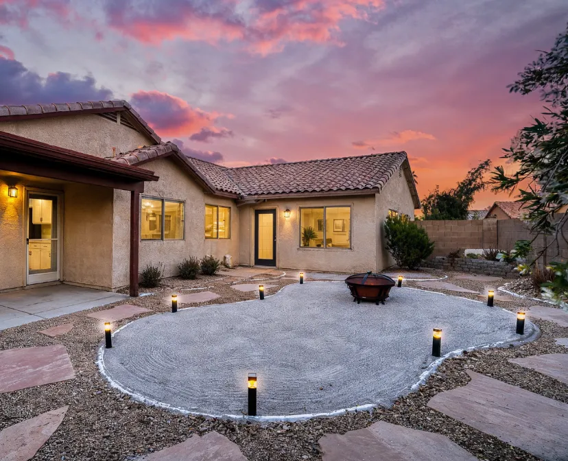 Junior ADU and JADU builders in Los Angeles designing a private entry living space with stucco exterior, courtyard lighting, and drought-friendly landscaping